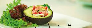 Aguacates rellenos de atún.